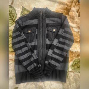 X RAY Men's Slim Fit Full-Zip Sweater Jacket